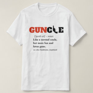 Camiseta Diciendo gracioso - GUNcle gracioso tío Gun