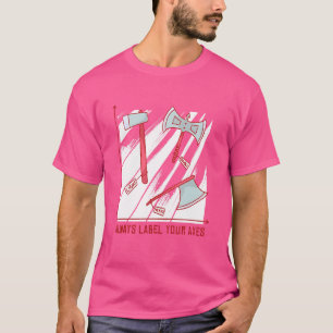 Camiseta Diciendo hachas de armas medievales pedido