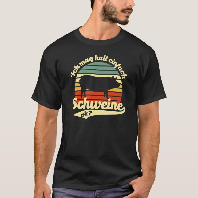 Camiseta Diciendo Para El Agricultor Ich Mag Halt Einfach S (Anverso)