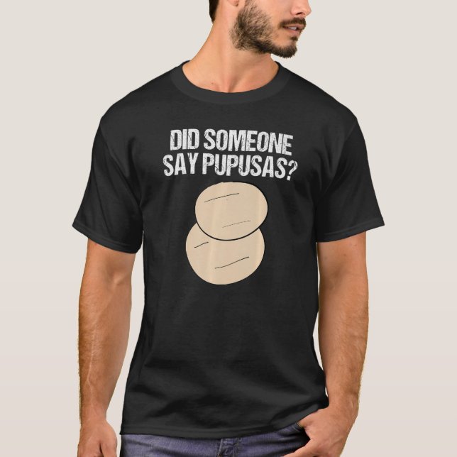 Camiseta Diciendo Que Alguien Pupusa Hombres Mujeres Un Arm (Anverso)