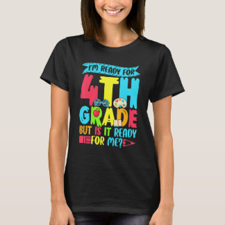 Camiseta Diciendo que estoy listo para volver al colegio de