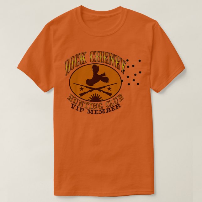 Camiseta Dick Cheney Hunting Club (Diseño del anverso)