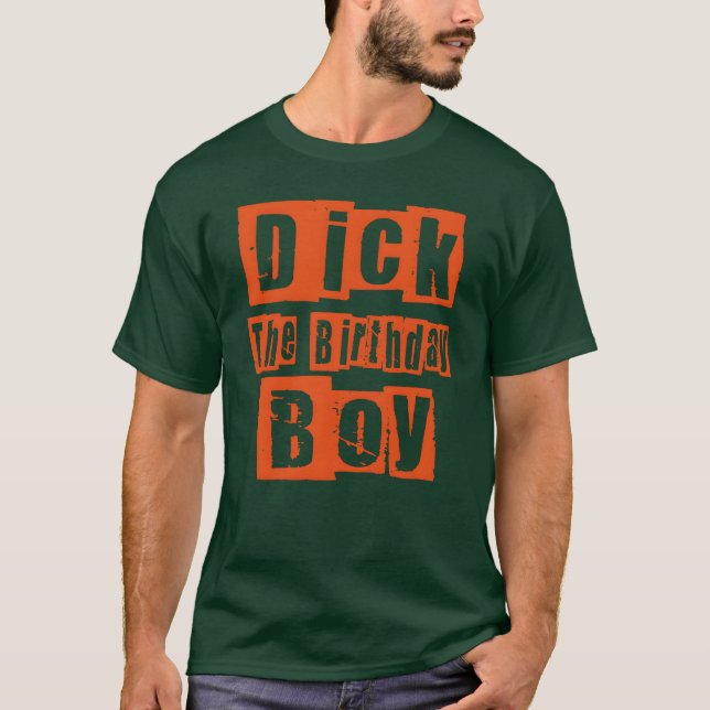Camiseta dick el cumpleañero familia (Anverso)