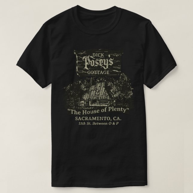 Camiseta Dick Poseys Cottage (Diseño del anverso)
