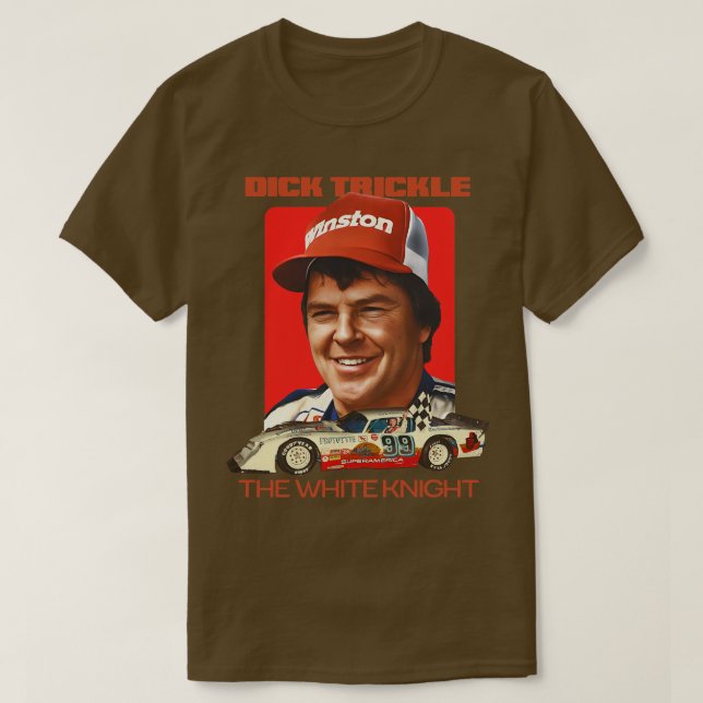 Camiseta Dick Trickle Al Caballero Blanco (Diseño del anverso)