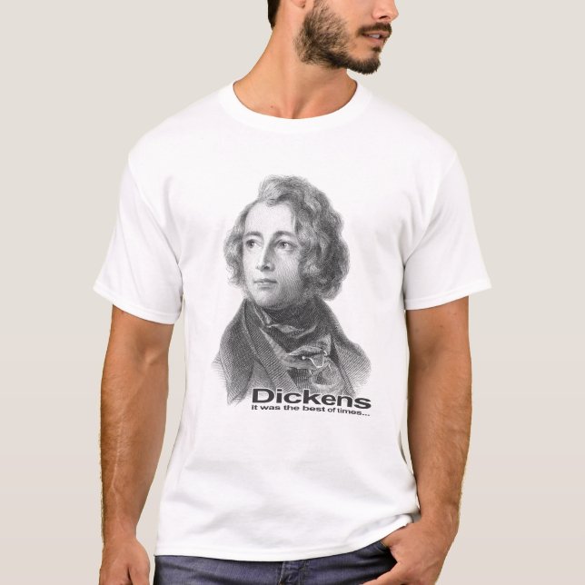 Camiseta Dickens (B/W) (Anverso)