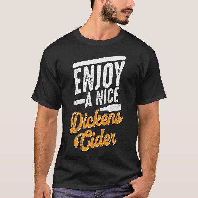 Camiseta Dickens Cider Funny Bebe Tiempo Fiesta (Anverso)