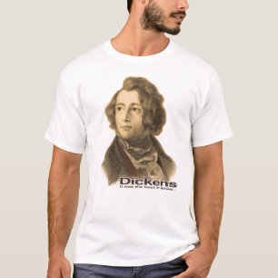 Camiseta Dickens-El mejor de camisa-sepia de las épocas