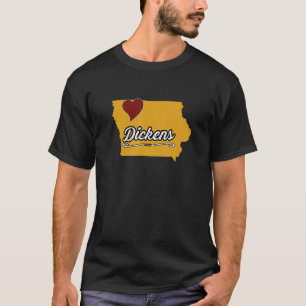 Camiseta DICKENS IOWA IA USA Cute Souvenir Merch US City