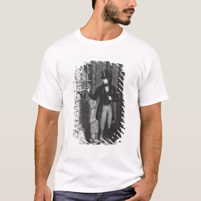 Camiseta Dickens que coloca su primer literario (Anverso)