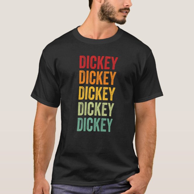 Camiseta Dickey County North Dakota Rainbow Textos (Anverso)