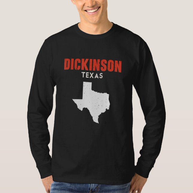 Camiseta Dickinson Texas Estados Unidos Estados Unidos Esta (Anverso)