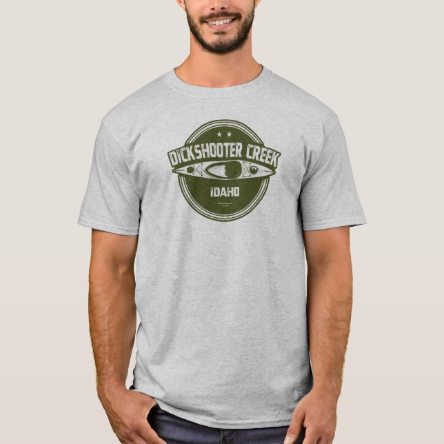 Camiseta Dickshooter Creek Idaho Kayaking (Anverso)