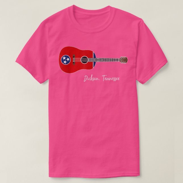 Camiseta Dickson Tennessee Guitar  (Diseño del anverso)