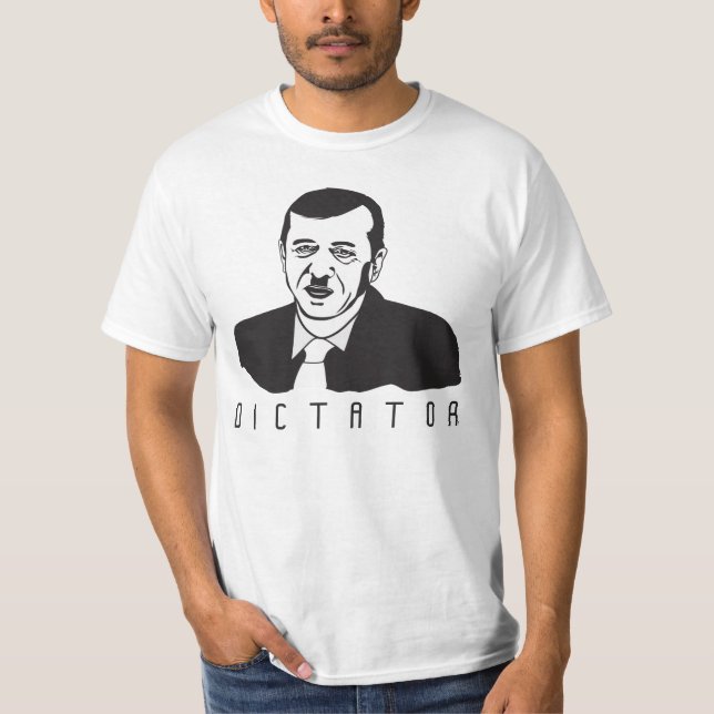 Camiseta Dictador turco - Erdogan (Anverso)