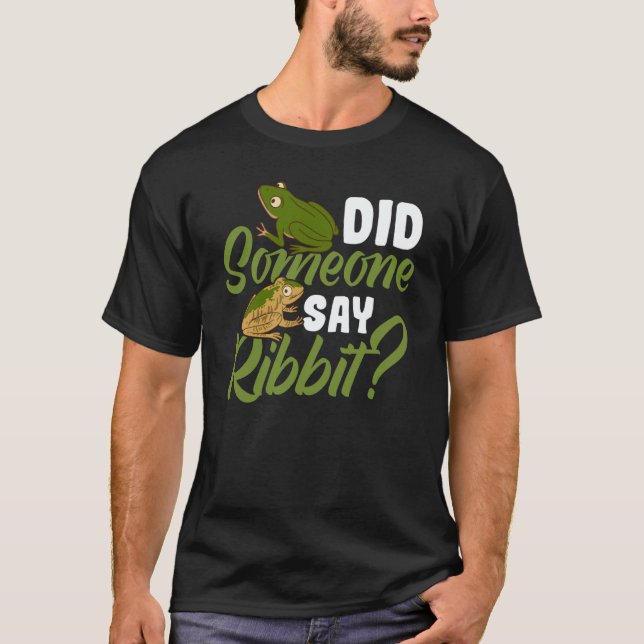 Camiseta Did someone say ribbit Red Eyed Tree Frog (Anverso)