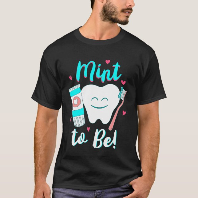 Camiseta Didentífrico Funny Dentin Mint To Be Valentin (Anverso)