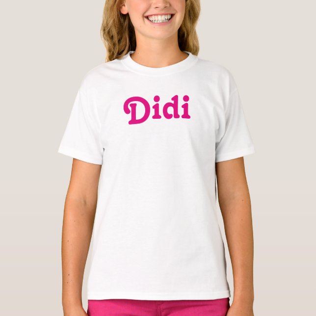 Camiseta Didi, Chicas de ropa (Anverso)