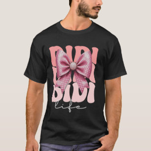Camiseta Didi Coqueta Lazo Rosa Lindo Día de la Abuela Madr