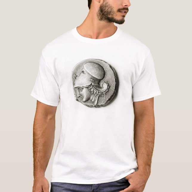 Camiseta Didrachma de Heracles: Athena de representación (Anverso)