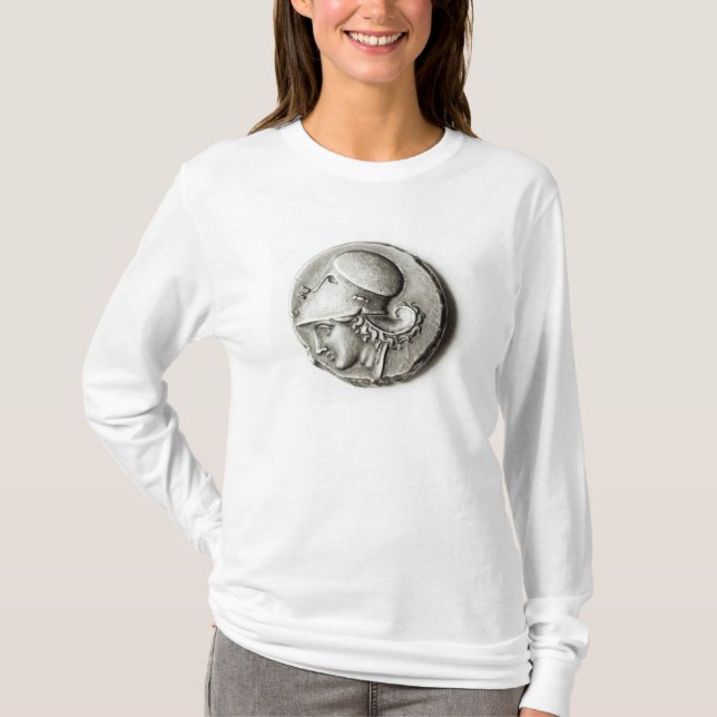 Camiseta Didrachma de Heracles: Athena de representación (Anverso)
