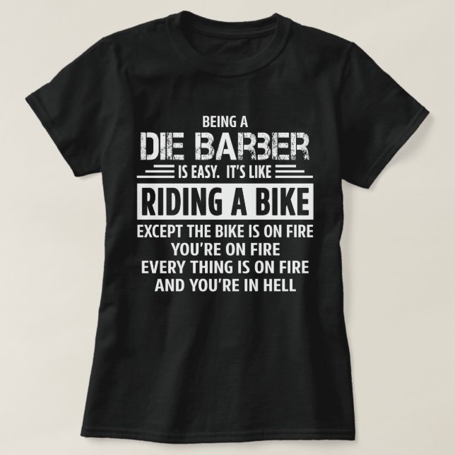 Camiseta Die Barber (Diseño del anverso)
