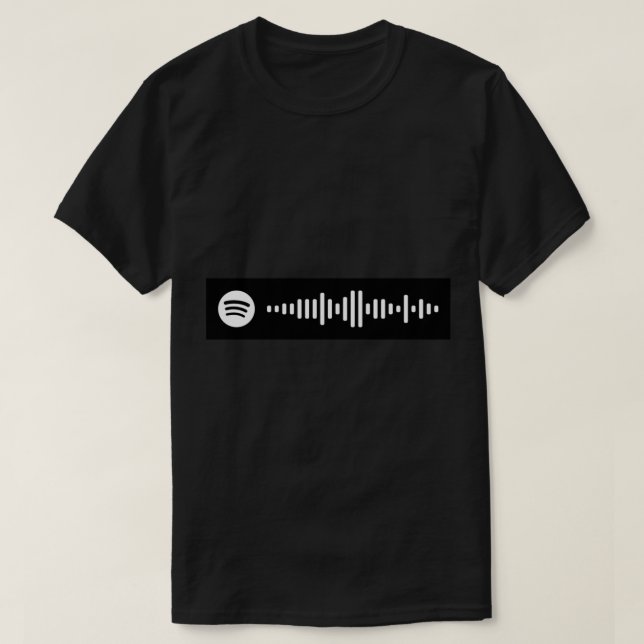 Camiseta Die For You - The Weekend Spotify code Sticker.png (Diseño del anverso)