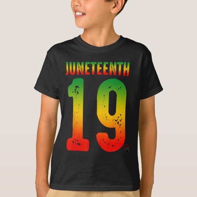 Camiseta Diecinueve ancestores afroamericanos de África neg (Anverso)