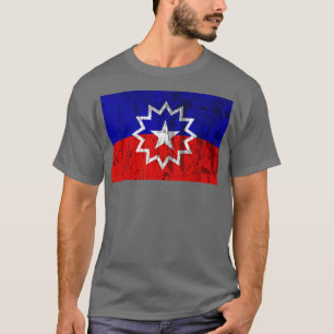 Camiseta Diecinueve Bandera Estropeada