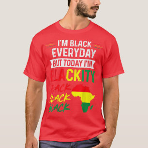 Camiseta Diecinueve de junio soy negro todos los días pero 