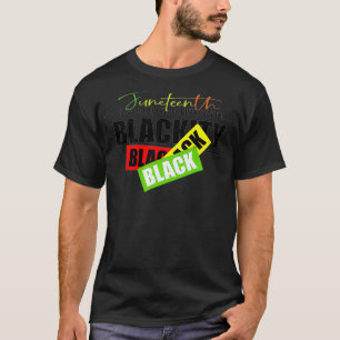 Camiseta Diecinueve de junio soy negro todos los días pero 