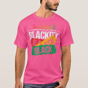 Camiseta Diecinueve de junio soy negro todos los días pero