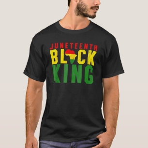 Camiseta Diecinueve Día de la Emancipación del Rey Negro Me