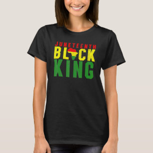 Camiseta Diecinueve Día de la Emancipación del Rey Negro Me