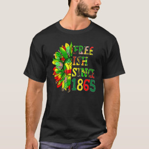 Camiseta Diecinueve marisma libre de girasol desde 1865 Afr