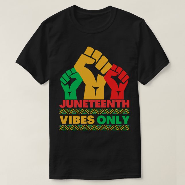 Camiseta Diecinueve Vibes Negras Solo Melanin Sista Bruh (Diseño del anverso)