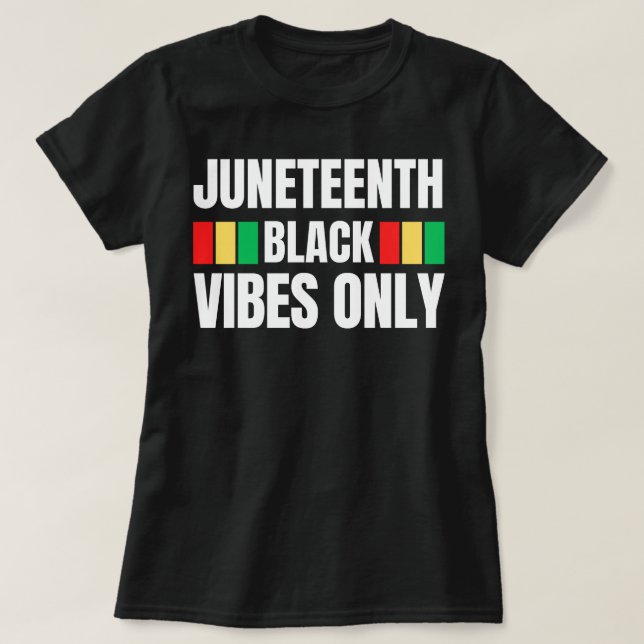 Camiseta Diecinueve Vibes Negras Solo Melanin Sista Bruh (Diseño del anverso)