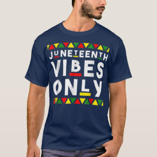 Camiseta Diecinueve vibraciones sólo color africano melanin