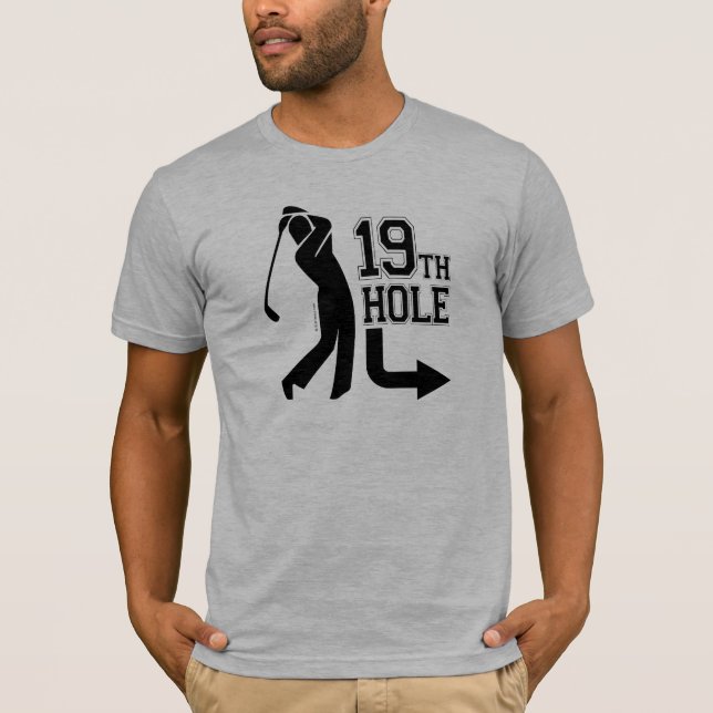 Camiseta diecinueveavo Agujero (alrededor de la parte (Anverso)