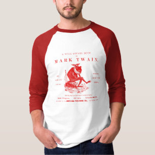 Camiseta diecinueveavo C. Rana de salto de Twains de las