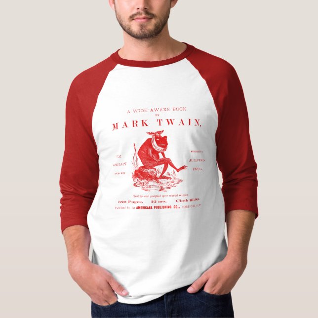 Camiseta diecinueveavo C. Rana de salto de Twains de las (Anverso)