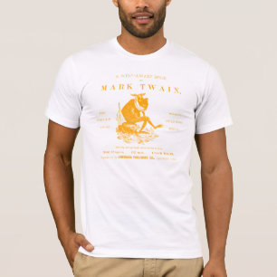 Camiseta diecinueveavo C. Rana de salto de Twains de las