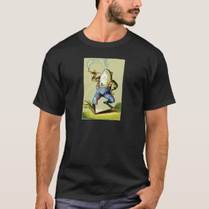 Camiseta diecinueveavo C. Rana que fuma del tubo