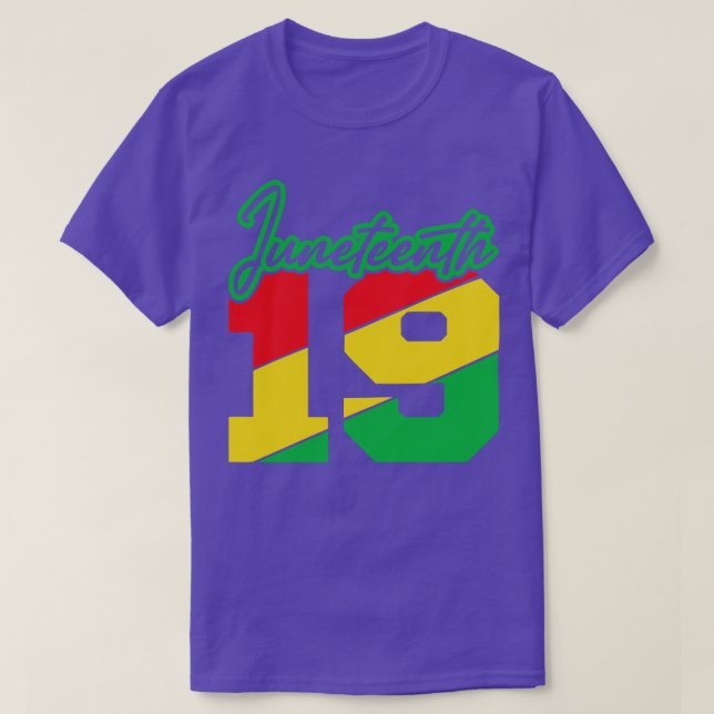 CAMISETA DIECIOCHO DE JUNIO DE 1865 LIBERTAD DE ORGULLO NEG (Diseño del anverso)