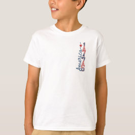 Camiseta Diecisiete 76 Tierra de los Libres Patriótico Cuat