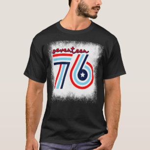 Camiseta Diecisiete Alumnos 76 Libertad Estadounidense 4 De
