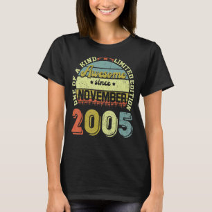 Camiseta Diecisiete años de antigüedad divertida e impresio
