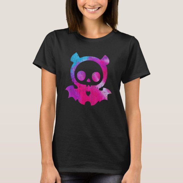 Camiseta Diego Bat SkelAnimal Skull Cull Tie Dye 1 (Anverso)