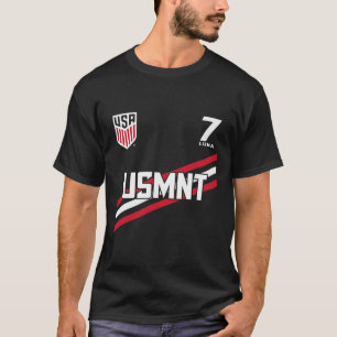 Camiseta Diego Luna 7 Navy Usmnt Licencia Oficial 