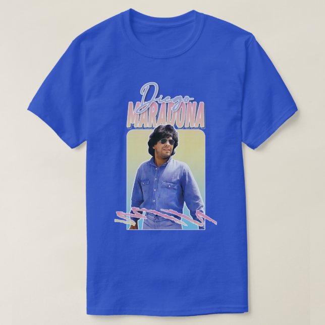 Camiseta Diego Maradona Retro 90 Estética 1 (Diseño del anverso)